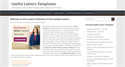 Desktop Screenshot of freeletterstemplates.com