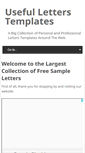 Mobile Screenshot of freeletterstemplates.com